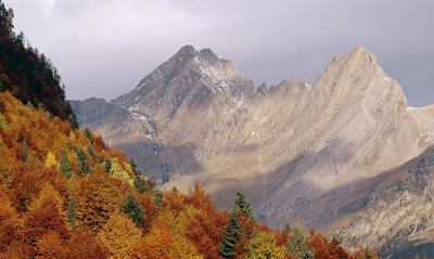 Pyrenees Valley, Huesca Province, Aragon, Spain