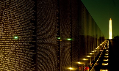 Night View, Vietnam Veterans Memorial