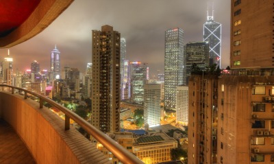 Чикаго вид с балкона