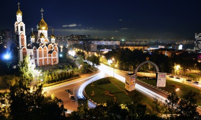 Россия Одинцово, ночь