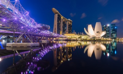 Сингапур река архитектура