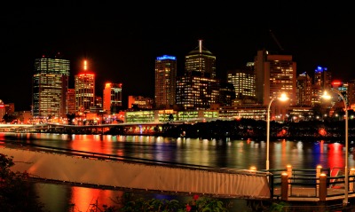 город ночь огни река river the city night lights