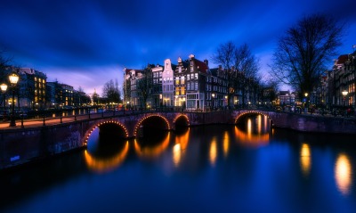 амстердам, ночь