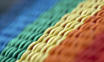текстура макро плетение цветное