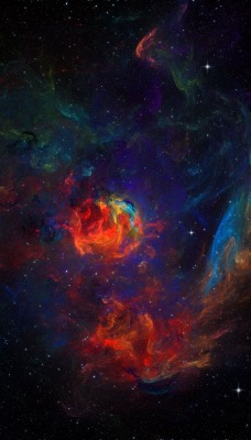 туманность космос цвета