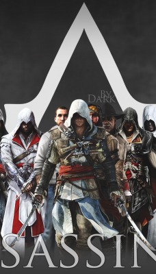 assassins creed постер персонажи