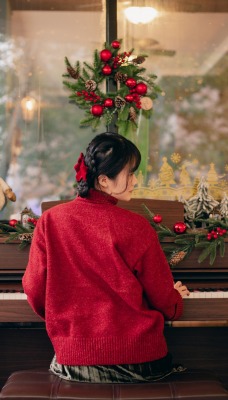 девушка япония пианино