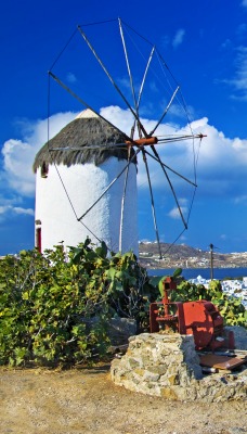 Греция остров мельница