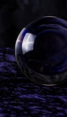 шар стеклянный шар фиолетовый
