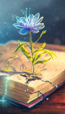 Цветок из книжки
