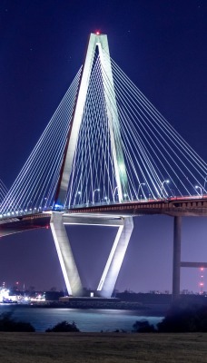 мост владивосток россия подсветка