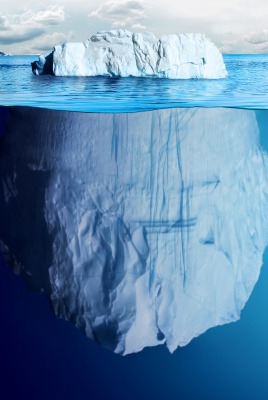 природа айсберг море горизонт nature iceberg sea horizon