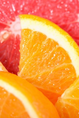 цитрусы дольки апельсины грейпфрут