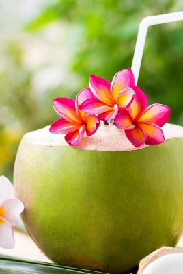 коктейль кокос цветок