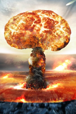 взрыв ядерная бомба оружие гриб