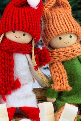 зима куклы подарки любовь