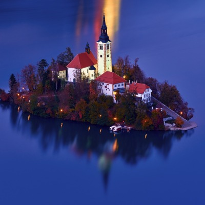 остров озеро церковь