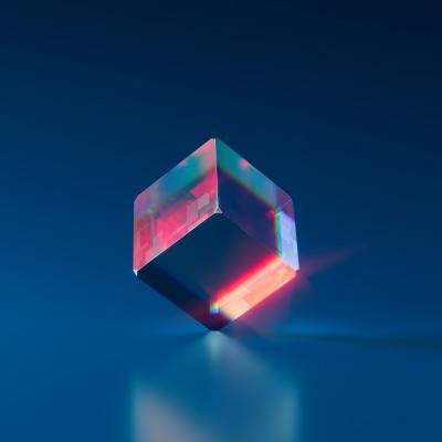 куб графика грани стеклянный