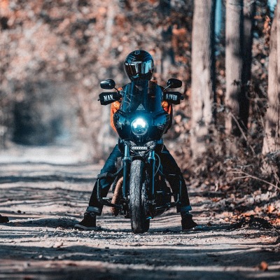 мотоциклист дорога байкеры