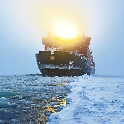 ледокол арктика лед море