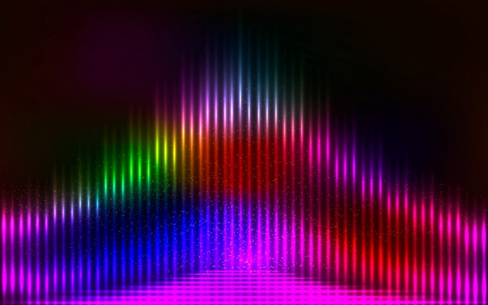 спектр линии неон свечение