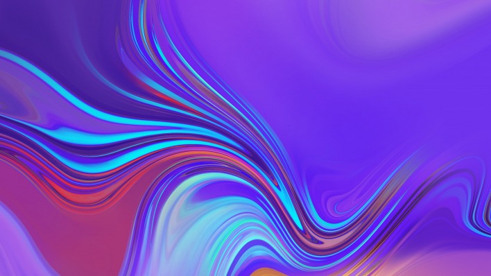 абстракция фиолетовый извилистый линии
