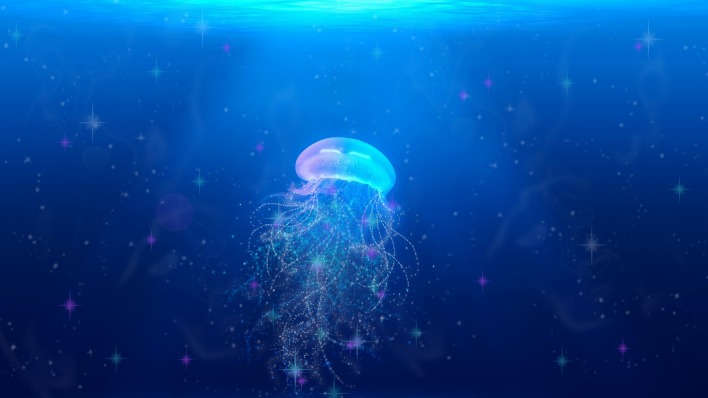 медуза подводный мир