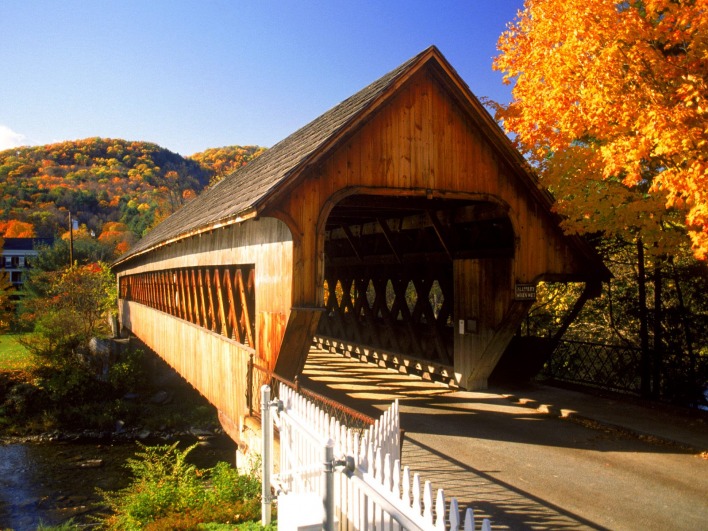 Covered Bridge, Woodstock, Vermont