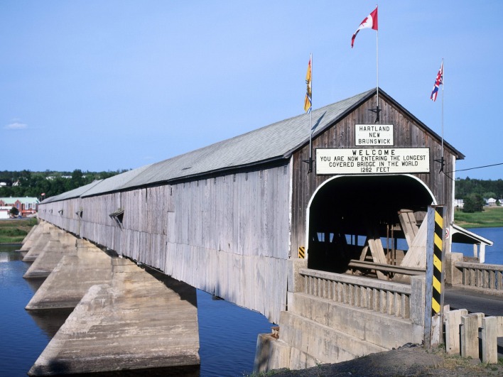 Hartland Bridge, New Brunswick, Canada