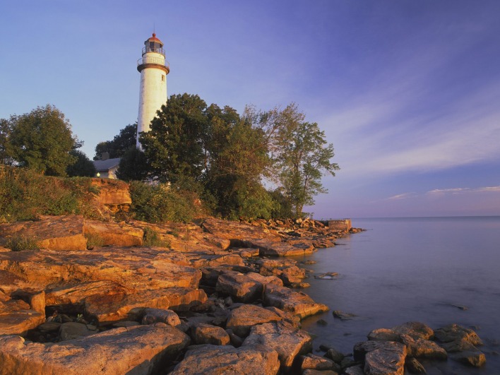 Pointe Aux Barques Lighthouse, Lake Huron, Michigan