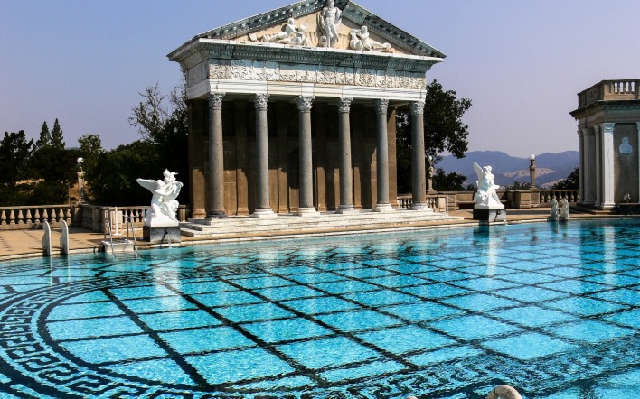 архитектура колонны бассейн греция