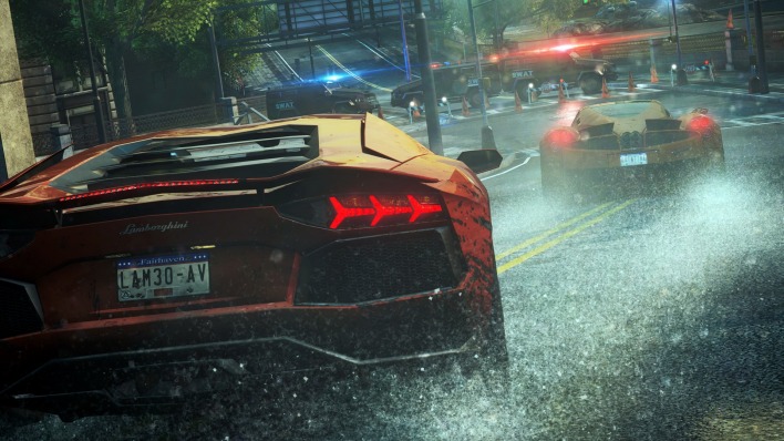 Lamborghini Дождь брызги