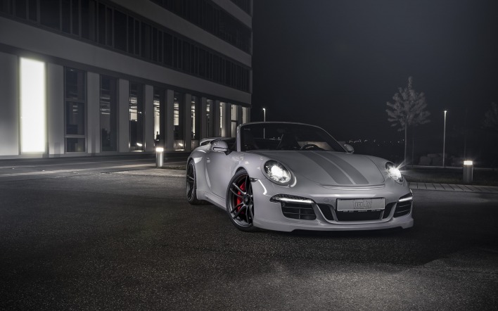 Porsche 911 ночь мрак