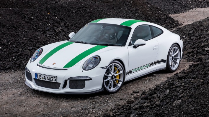 Porsche 911 купе асфальт дорога