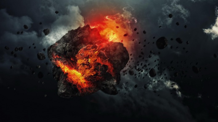 астероид космо взрыв
