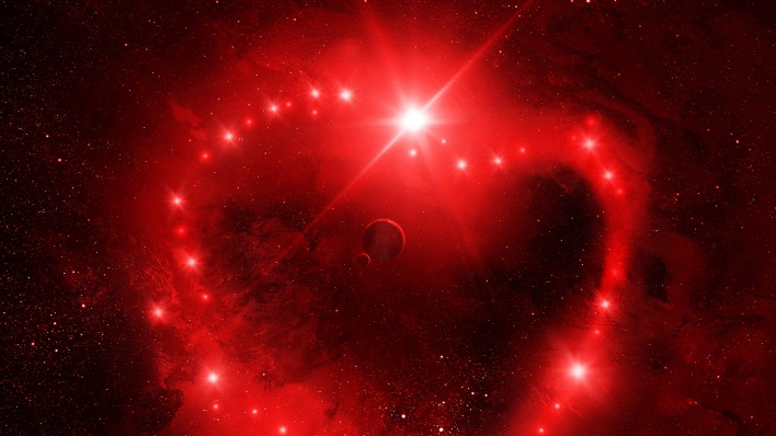 Космос любовь сердце