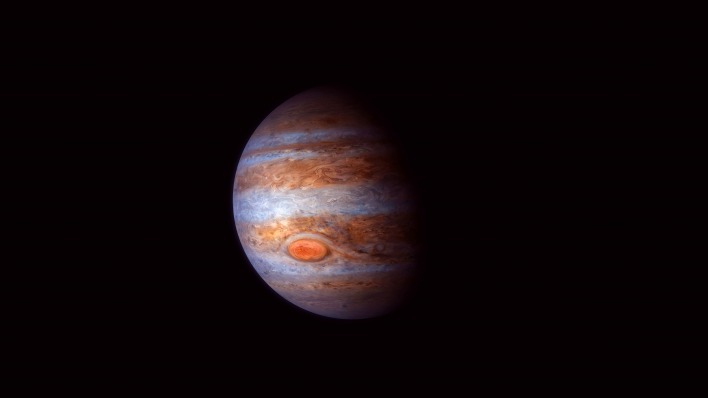 юпитер планета космос темнота