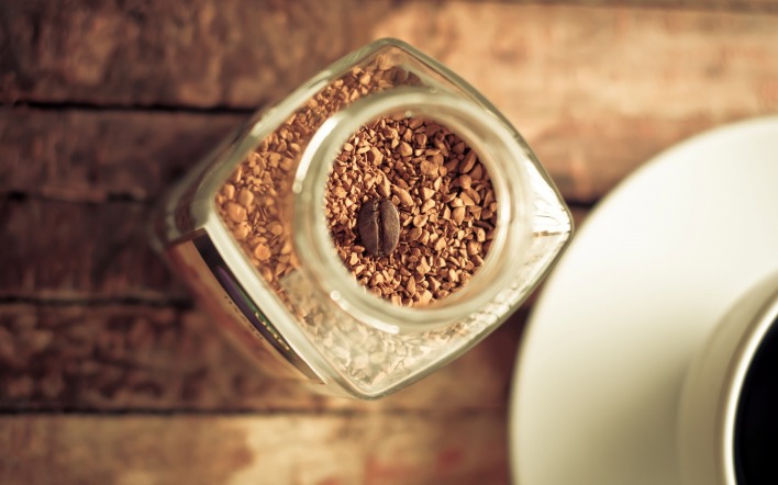 Зерно кофе в какао