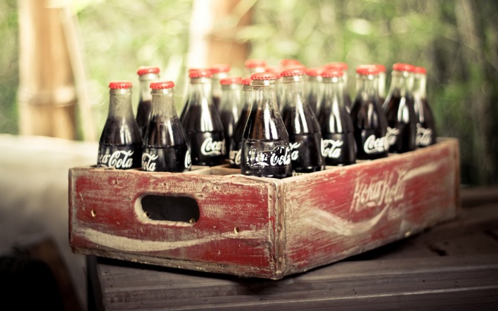 бутылочки Coca-Cola