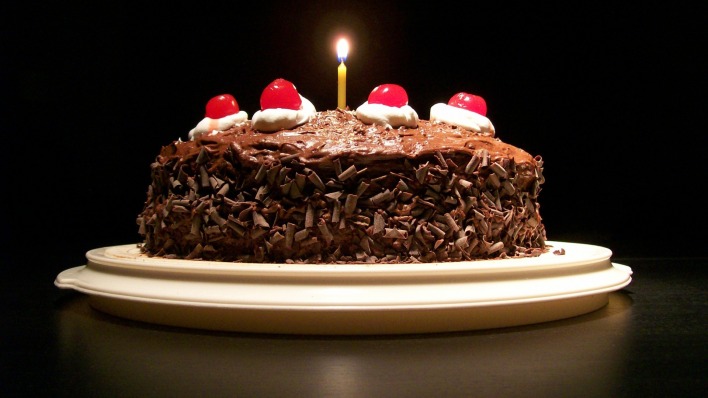 Торт свеча