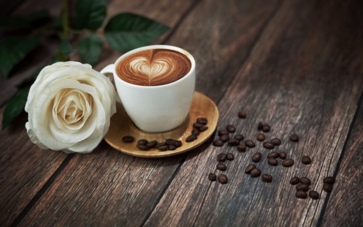 еда кофе любовь роза food coffee love rose