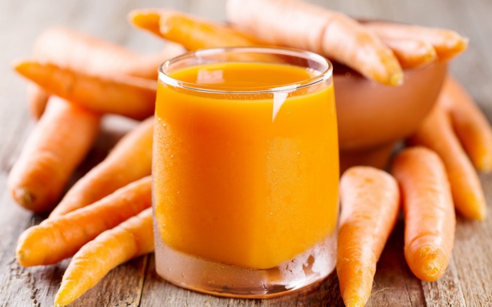 морковный сок стакан