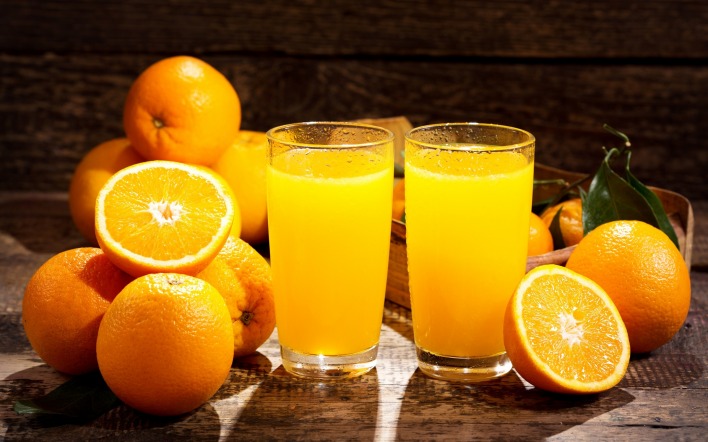 апельсиновый фреш сок стаканы