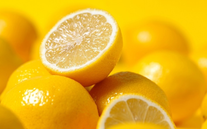 лимон половинки цитрусы