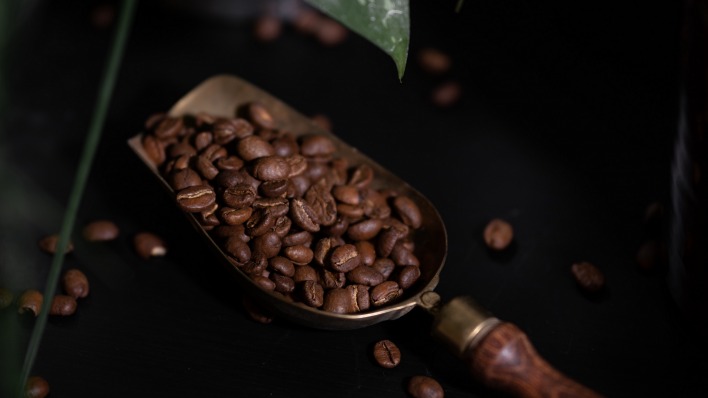 кофейные зерна арабика кофе черпак