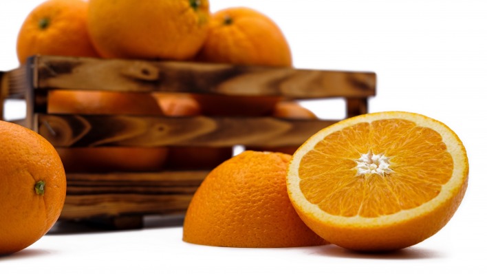 апельсин цитрус дольки разрезанный