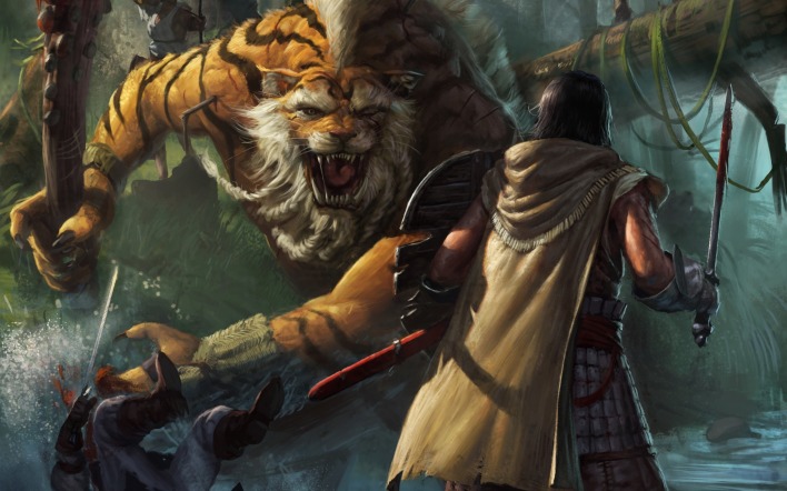 фэнтези тигр fantasy tiger