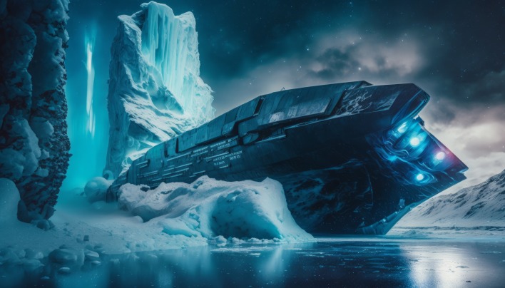 лед север космический корабль