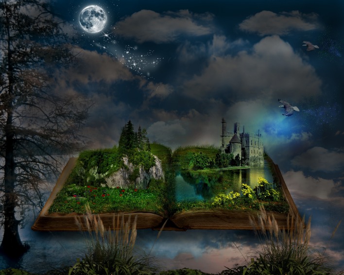 книга волшебная ночь замок пруд