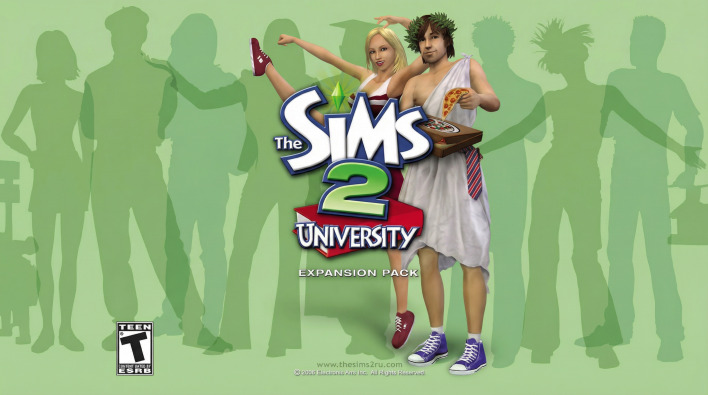 sims 2 sims 2 university студенты